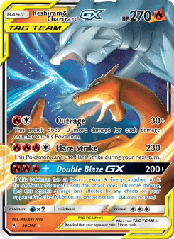 Reshiram & Charizard GX