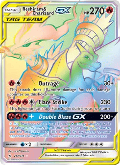 Reshiram & Charizard GX