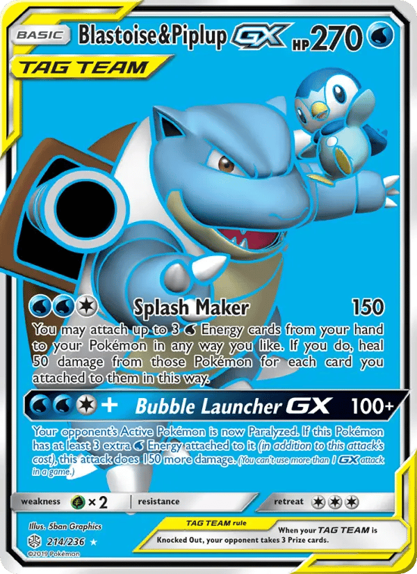 Blastoise & Piplup GX