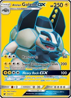 Alolan Golem GX